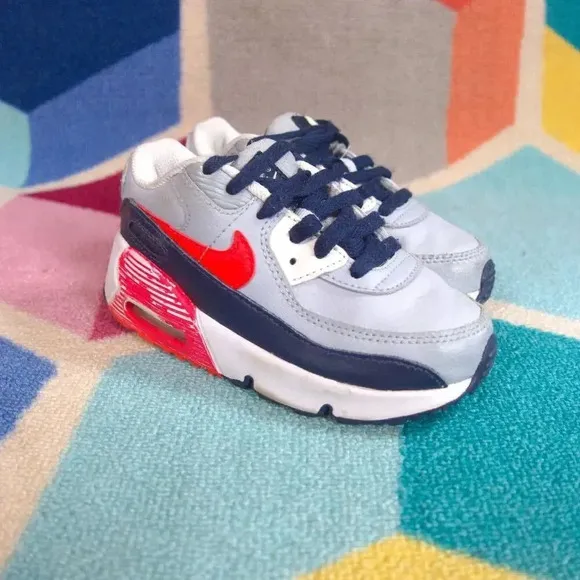 Nike Air Max 90 LTR Baby/Toddler Shoes (Light Smoke Grey/Dark Obsidian/Phantom/B