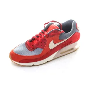 Nike Air Max 90 Prm Premium Sneakers Shoes Orange Red Mens Size 9.5 EU 43
