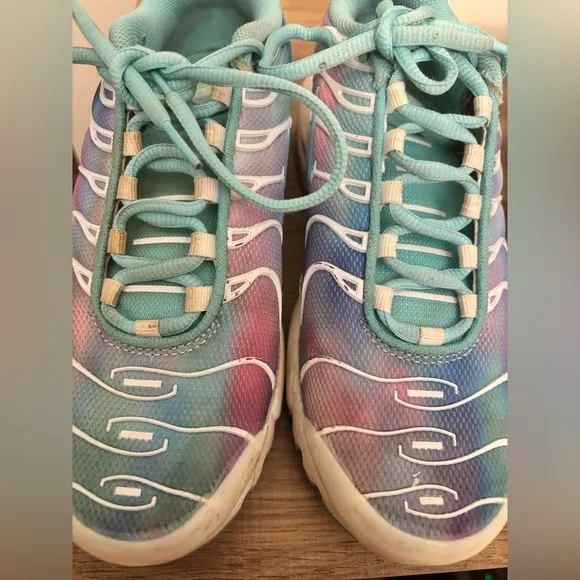 Nike Air Max Plus GS Shoes White / Light Aqua Youth