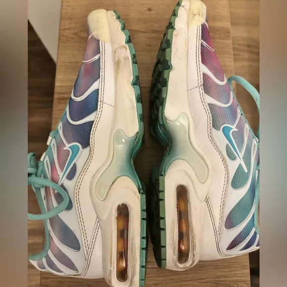 Nike Air Max Plus GS Shoes White / Light Aqua Youth
