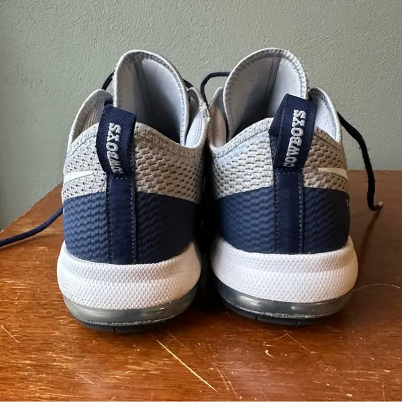NIKE Air Max Typha 2 NFL Dallas Cowboys 12 gray white navy mid running shoes