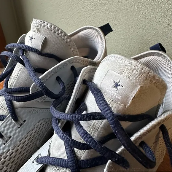 NIKE Air Max Typha 2 NFL Dallas Cowboys 12 gray white navy mid running shoes