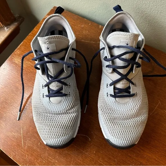 NIKE Air Max Typha 2 NFL Dallas Cowboys 12 gray white navy mid running shoes