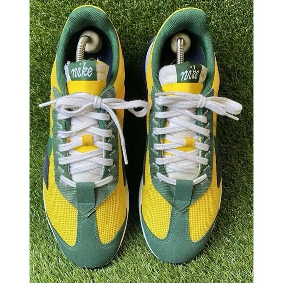 Nike Air Max University Gold Green Rasta Mens 9 Shoes Fast Shipping