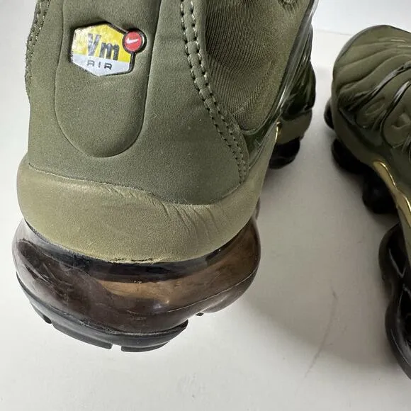 Nike Air Max Vapormax Plus Mens 7 Army Green 924453-013