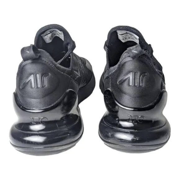 NIKE Air Max 270 'Triple Black' Running Shoes Size 12