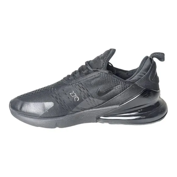 NIKE Air Max 270 'Triple Black' Running Shoes Size 12