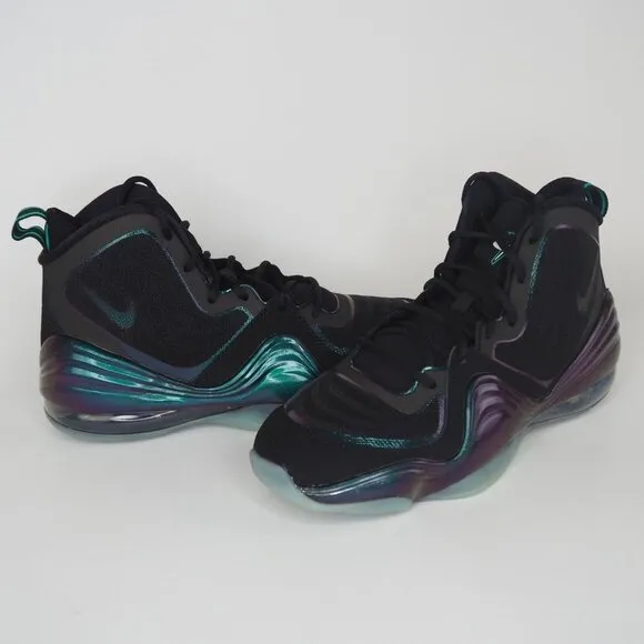 Nike Air Penny 5 GS Black Boys Basketball Shoes Sneakers