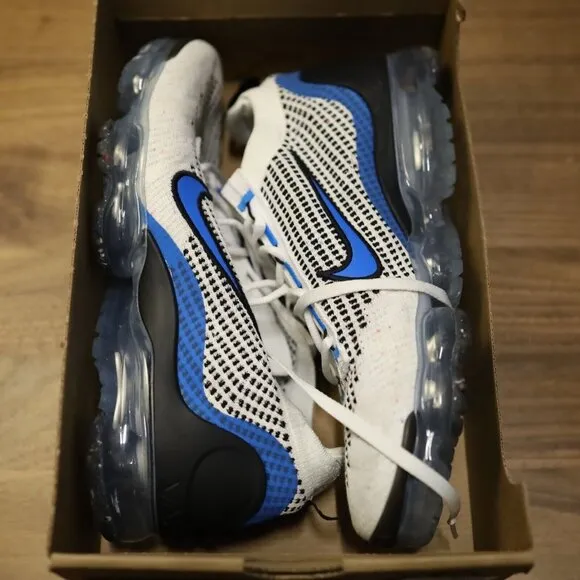 Nike Air VaporMax 2021 Flyknit 'White Photo Blue' DM0025-100 Men's 10.5