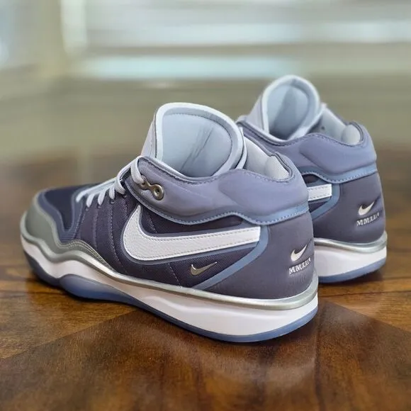 Nike Air Zoom GT Hustle 2 Light Carbon Grey Blue Silver Basketball Shoes 11 New