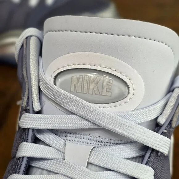 Nike Air Zoom GT Hustle 2 Light Carbon Grey Blue Silver Basketball Shoes 11 New