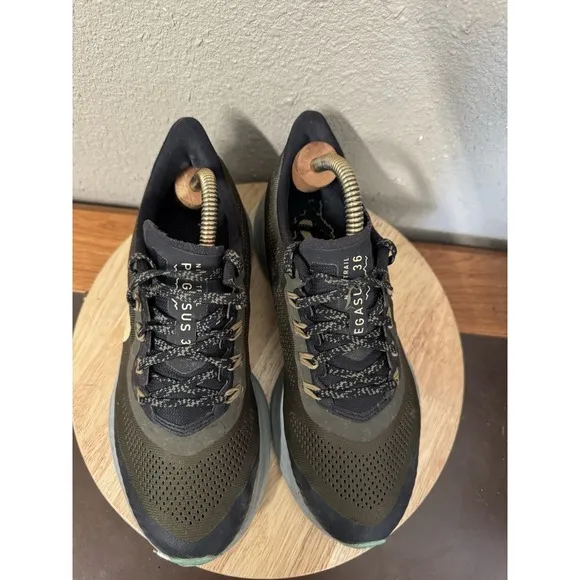 Nike Air Zoom Pegasus 36 Trail Shoes  7 Cargo Khaki Green AR5676-302