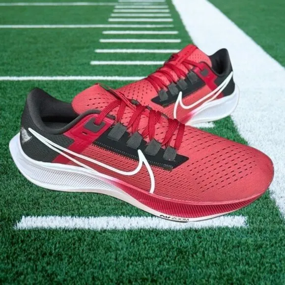 Nike Air Zoom Pegasus 38 Tampa Bay Buccaneers #DJ0813-600 Bucs Shoes US 9.5