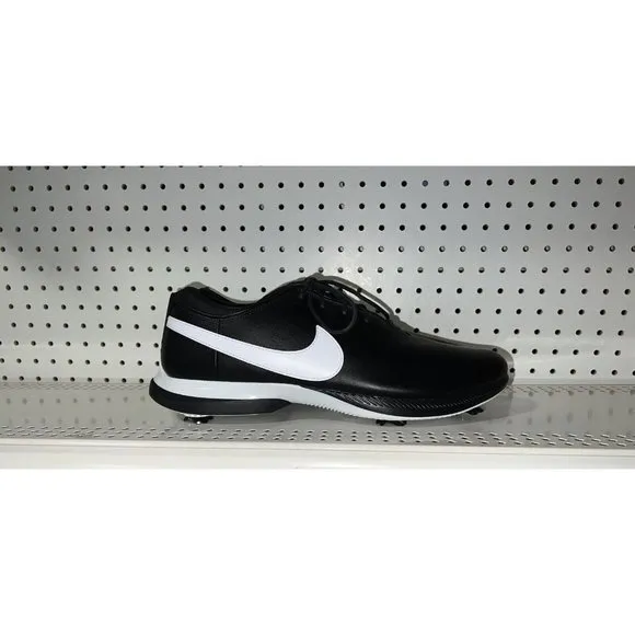 Nike Air Zoom Victory Tour 2 Mens Leather Golf Shoes Spikes Size 15 Black White