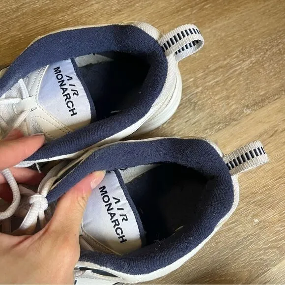Nike Air Monarch White Leather Dad Shoes