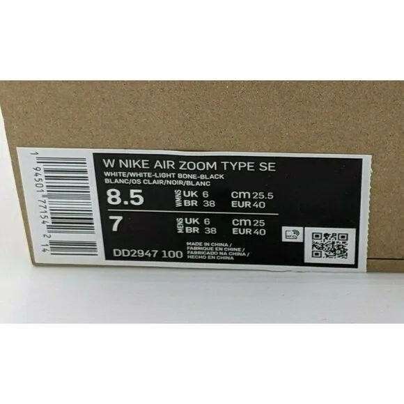 Nike Air Zoom Type SE Womens Size 8.5 Shoes