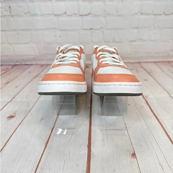 Nike Court Borough Low 2 SE 'White Light Madder Root' Shoes Size 7Y (DM1216-100)