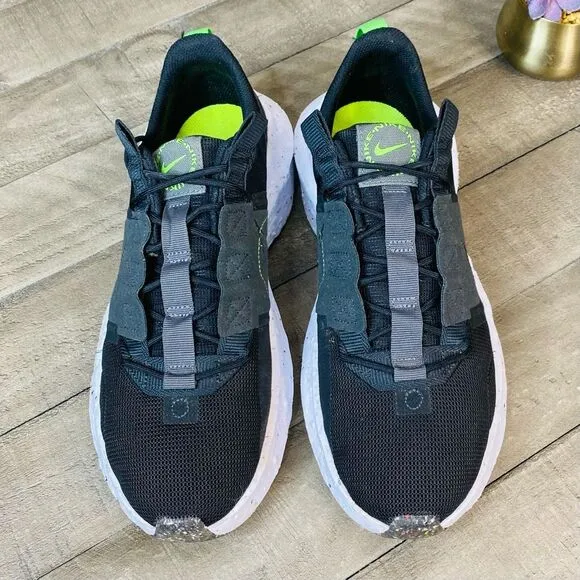 Nike Crater Impact Men’s Sneaker Running Shoe Black Athletic Trainer Size 10