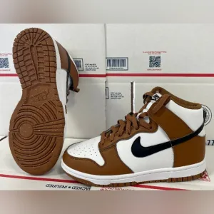 Nike Dunk High Next Nature Light British Tan Women Shoes FV5960-200 Wmns 7 8