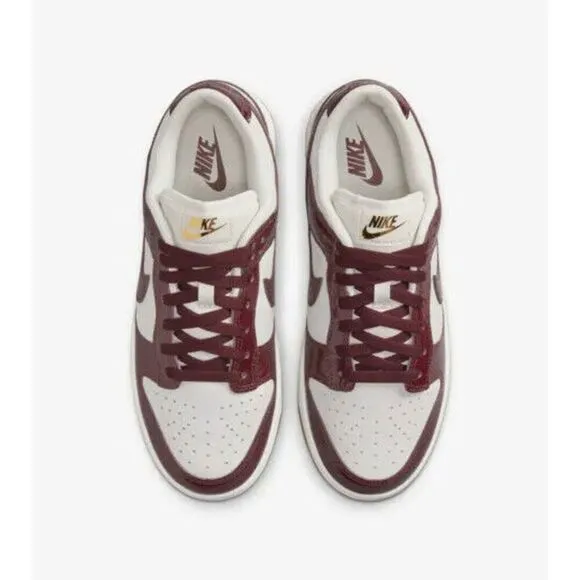Nike Dunk Low LX FJ2260-004 Sneakers Women's Gray Leather Lifestyle Shoes PSS270