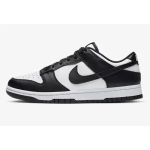 Nike Dunk Low Top Sneakers Shoes Black White Men's Size 11.5 Casual Lace Up