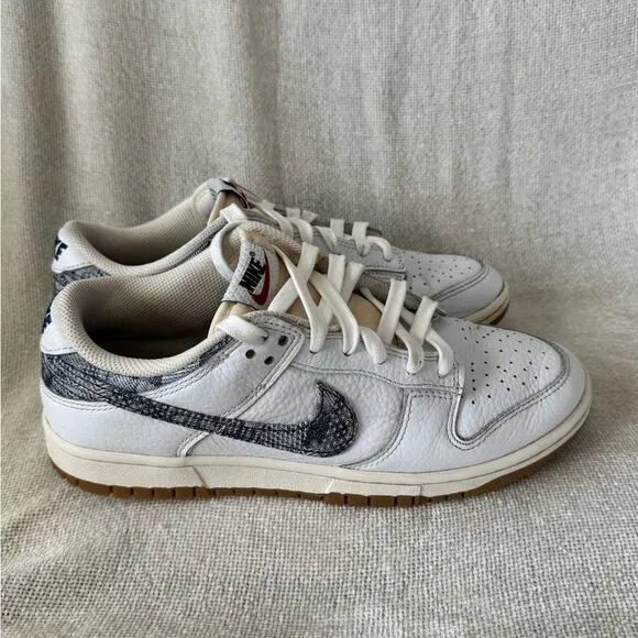 Nike Dunk Low Washed Denim Size 8.5 Men’s Shoes FN6881-100
