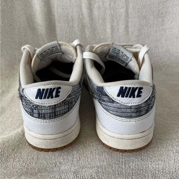 Nike Dunk Low Washed Denim Size 8.5 Men’s Shoes FN6881-100