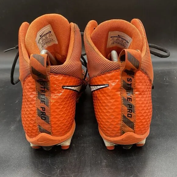 Nike Force Lunarbeast Elite TD Football Cleats Mens 9.5 833421-018 orange black