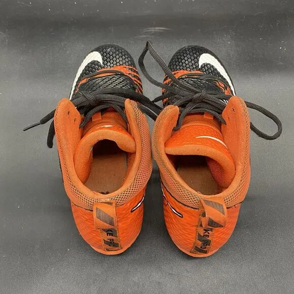Nike Force Lunarbeast Elite TD Football Cleats Mens 9.5 833421-018 orange black