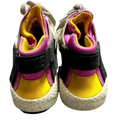 Nike Huarache Run Big Kids' Shoes Light Bone-Lethal Pink-University | youth 4.5
