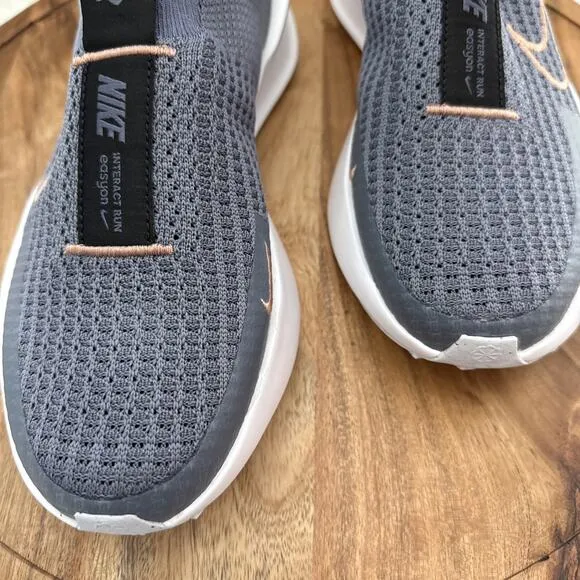 Nike Interact Run Easyon Sneakers Wmns Sz 10 Men's 8.5 Shoes Light FV5591-002