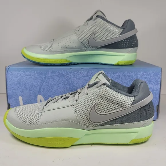 Nike Ja 1 Flash Silver Grey Basketball Shoes Mens 11 Light Silver FQ4796-003 New