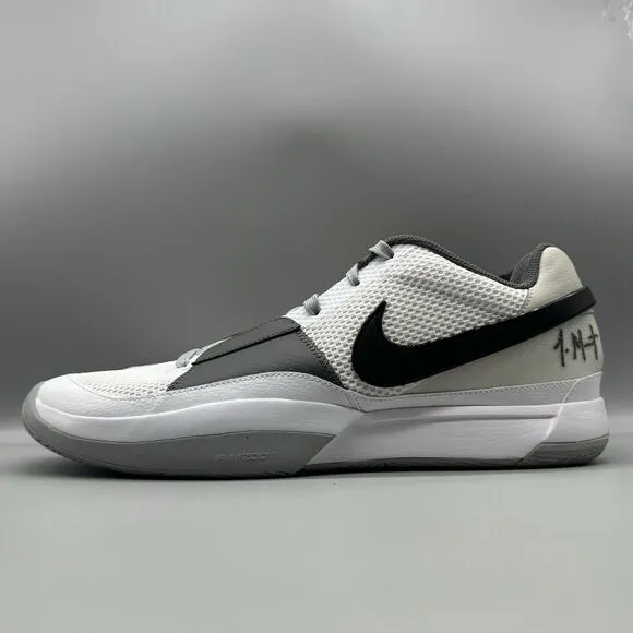 Nike Ja 1 Light Smoke Grey Black White Basketball Shoes Size 13 Men's DR8785-100