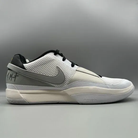 Nike Ja 1 Light Smoke Grey Black White Basketball Shoes Size 13 Men's DR8785-100