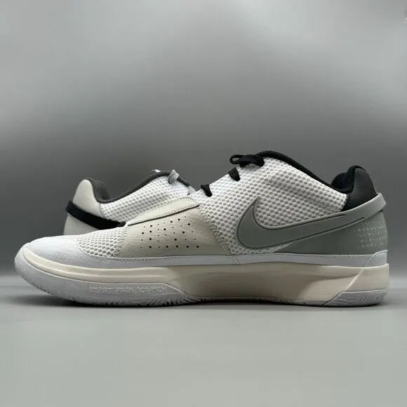 Nike Ja 1 Light Smoke Grey Black White Basketball Shoes Size 13 Men's DR8785-100