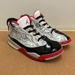 Nike Jordan Dub Zero (PS) White Varsity Red Black DV1359-160 SZ Boys 2.5Y