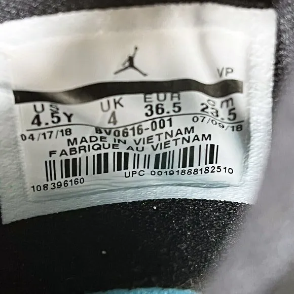 Nike Jordan Why Not Zer0.1 Boys Size 4.5Y Basketball Shoes Aztec Print