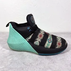 Nike Jordan Why Not Zer0.1 Boys Size 4.5Y Basketball Shoes Aztec Print