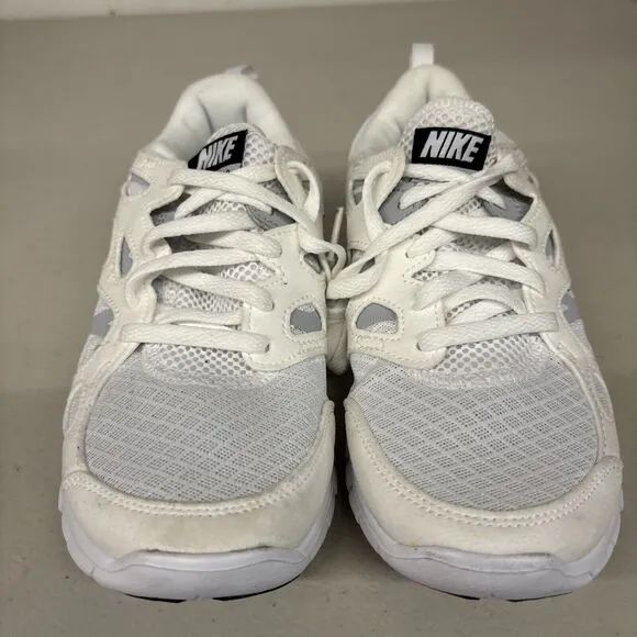 Nike Kid's Free Run 2 White Black Sz 5Y DD0163 100 Running Shoes EUC