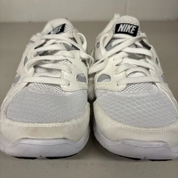 Nike Kid's Free Run 2 White Black Sz 5Y DD0163 100 Running Shoes EUC