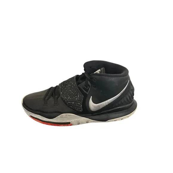 Nike Kyrie 6 Jet Black Basketball Kyrie Irving BQ4630-001 Sneaker Shoes Size 15