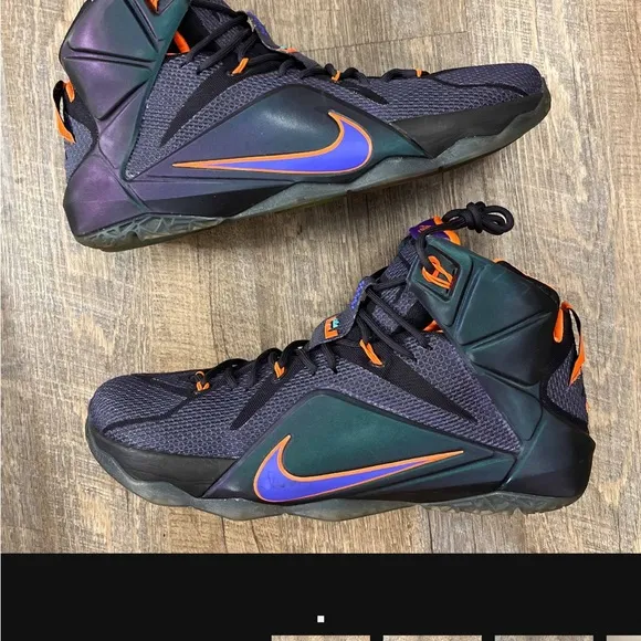 Nike LeBron 12 XII Instinct Cave Purple Grape Hyper Crimson