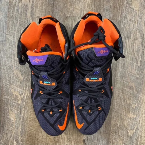 Nike LeBron 12 XII Instinct Cave Purple Grape Hyper Crimson