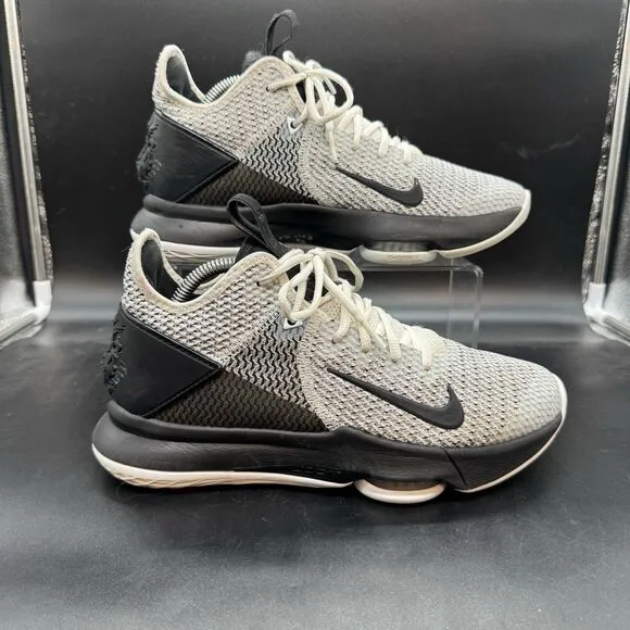 Nike LeBron Witness 4 White Black BV7427-101 Mens Basketball Shoes Size 8.5 EUC