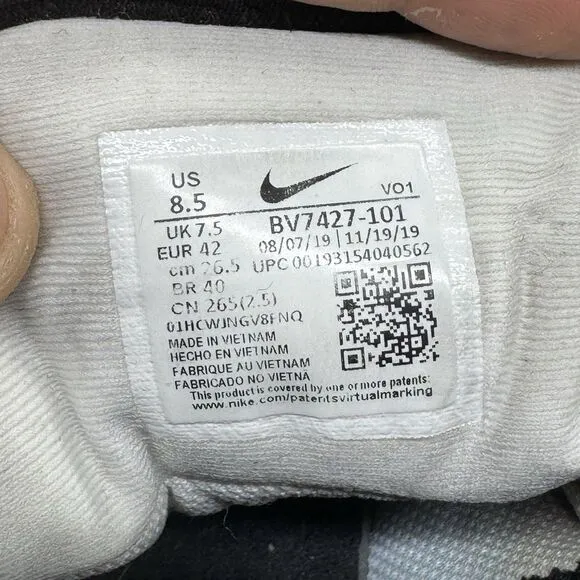 Nike LeBron Witness 4 White Black BV7427-101 Mens Basketball Shoes Size 8.5 EUC
