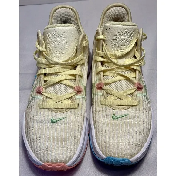 NIKE LeBron Witness 6 Polarized Blue Coconut Milk &quot;Easter&quot; Men's SZ 8.5
