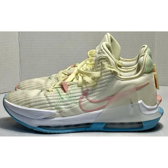 NIKE LeBron Witness 6 Polarized Blue Coconut Milk &quot;Easter&quot; Men's SZ 8.5