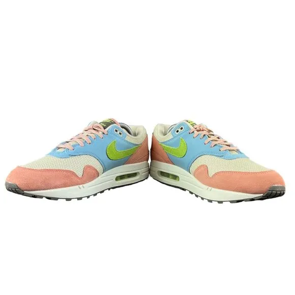 Nike Men's Air Max 1 Light Madder Root Worn Blue Green Shoes DV3196-800 Size 9.5