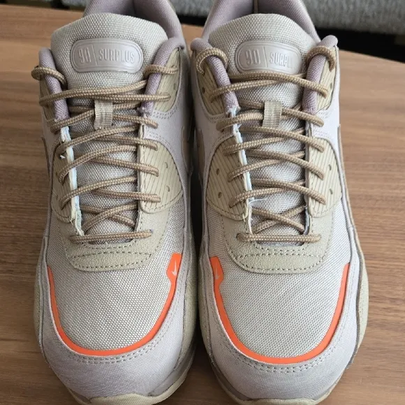 Nike Men's Tan and Orange Desert Camo Size 10.5 Men's Sneakers