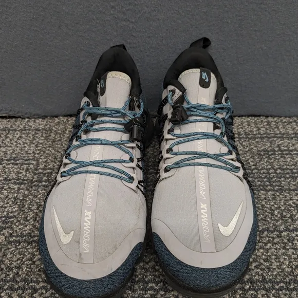 Nike Men's Vapormax Blue Gray Athletic Sneakers Size 7